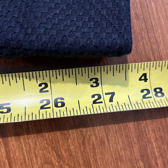 NWT ABS Allen Schwartz Women’s Navy Textured Ankle Pants Size 12P - Picture 2 of 8